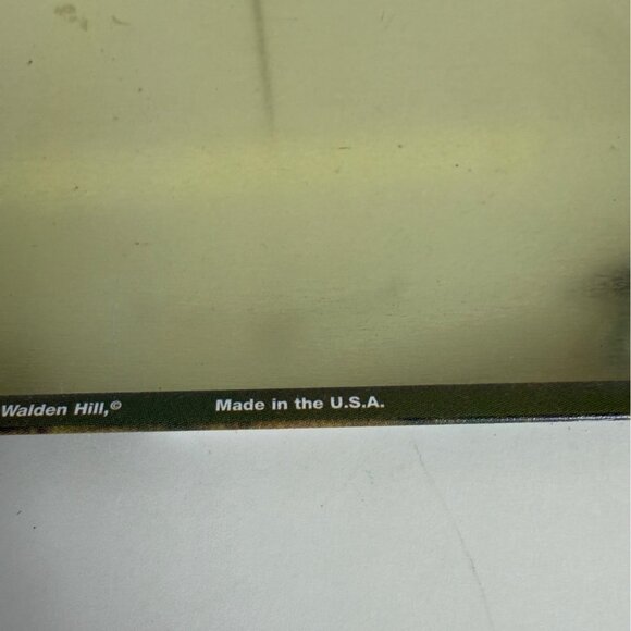 Metal Golf Girl Wall Sign VTG Talcum Powder Ad Bathroom Decor Victorian Golfer - Picture 7 of 10